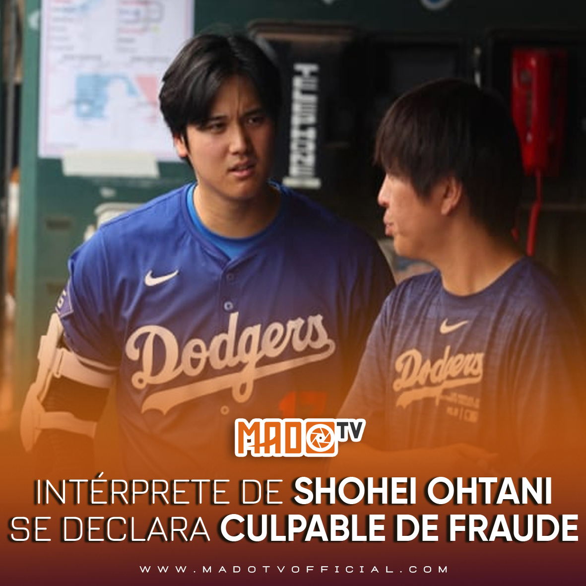 Intérprete de Shohei Ohtani se declara culpable de fraude