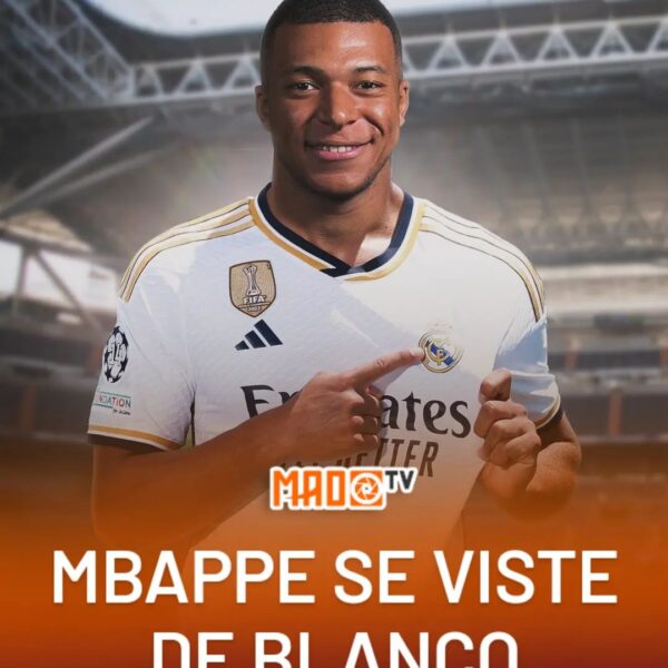 MBAPPE SE VISTE DE BLANCO