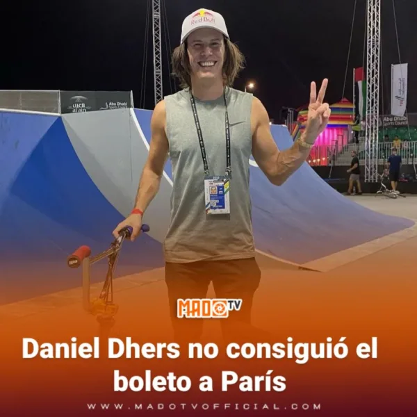 Daniel Dhers no consiguió el boleto a París