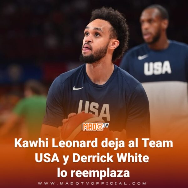 Kawhi Leonard deja al Team USA y Derrick White lo reemplaza