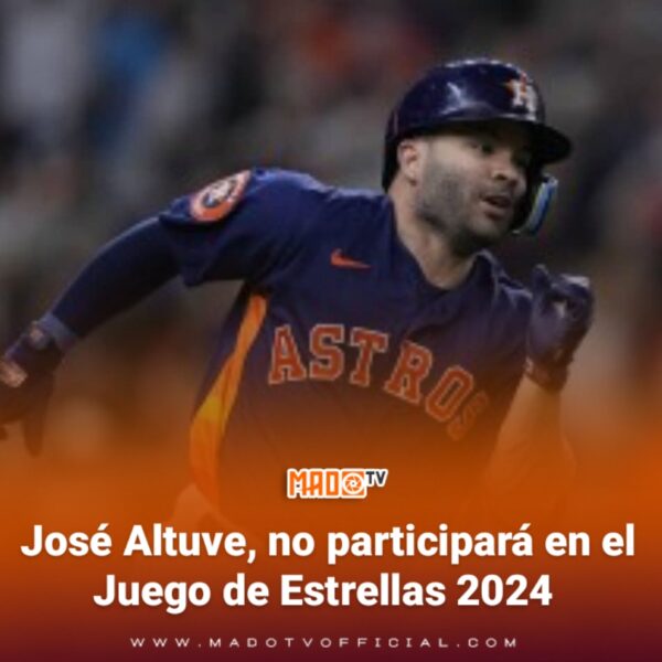 José Altuve no participará en el Juego de Estrellas 2024
