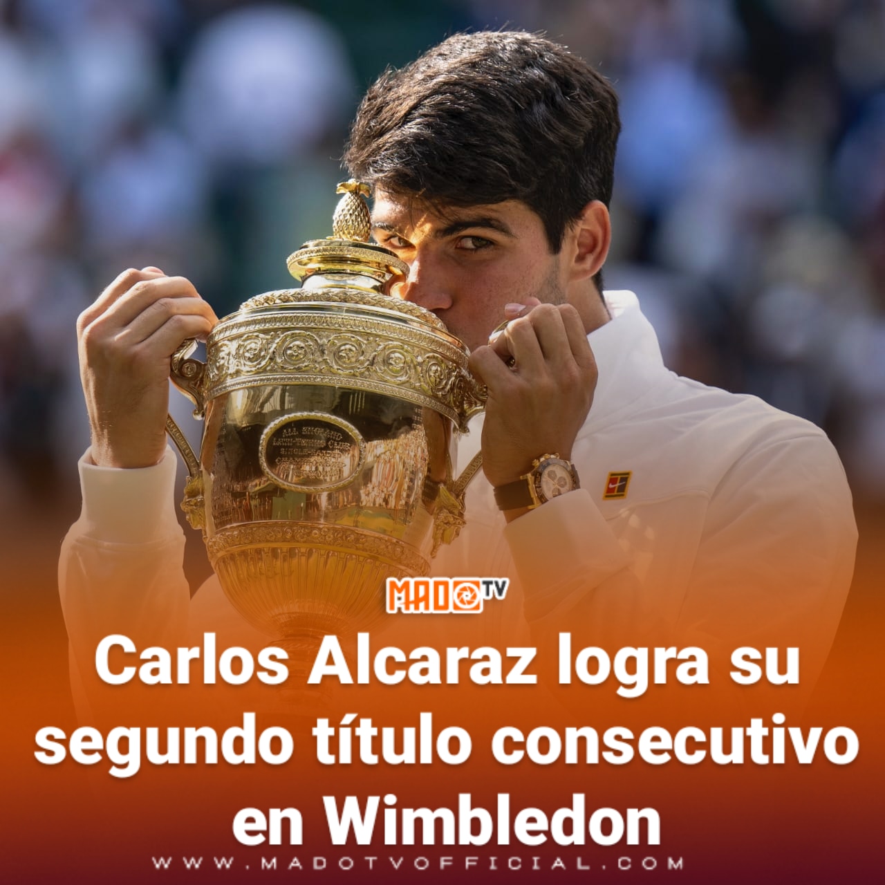 Carlos Alcaraz logra su segundo título consecutivo en Wimbledon