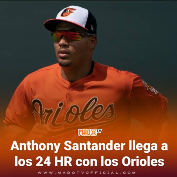 Anthony Santander llega a los 24 HR con los Orioles
