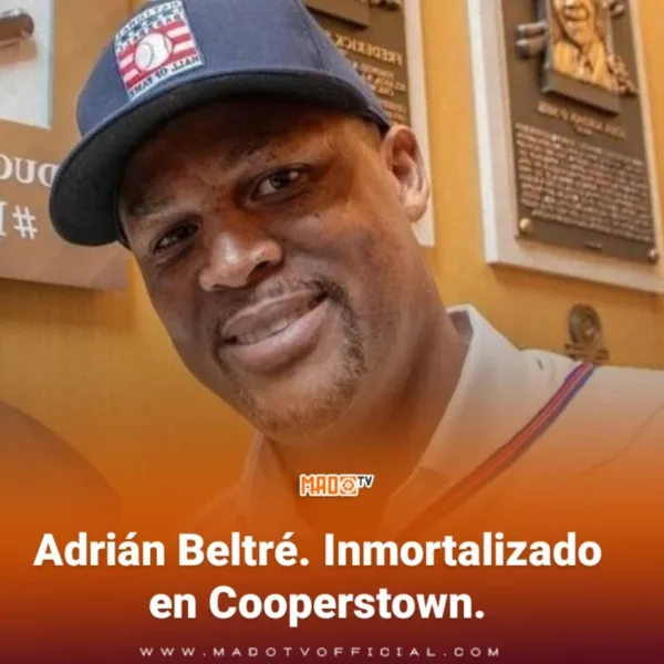 Adrián Beltré. Inmortalizado en Cooperstown.