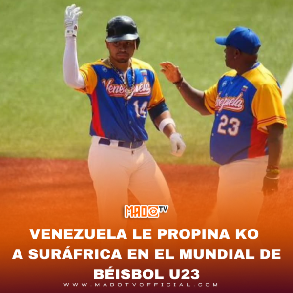 VENEZUELA propinó KO a SURÁFRICA en el Mundial de Béisbol U23