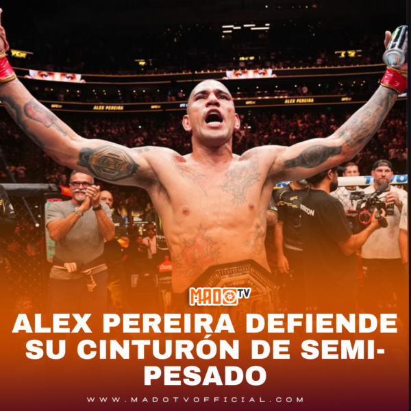 Alex Pereira defiende su cinturón de semi-pesado