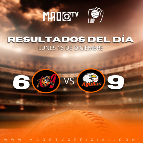 Resultado del día 16 Diciembre LVBP