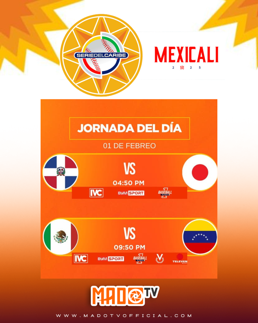 Jornada Sabatina en la #SerieDelCaribe 2025