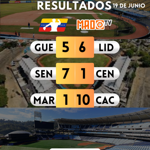 Resultados de la jornada de hoy en la Liga Mayor