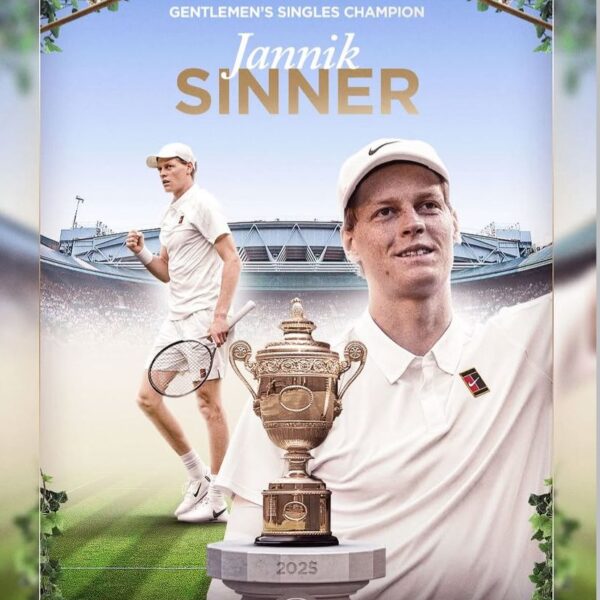 ¡Jannik Sinner conquista Wimbledon 🏆 y consolida  su reinado  como el número  1! 🎾🇮🇹