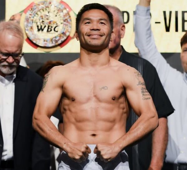 Pacquiao y Barrios superan&nbsp; el pesaje&nbsp; y están listos&nbsp; para el histórico&nbsp; duelo&nbsp; en Las Vegas