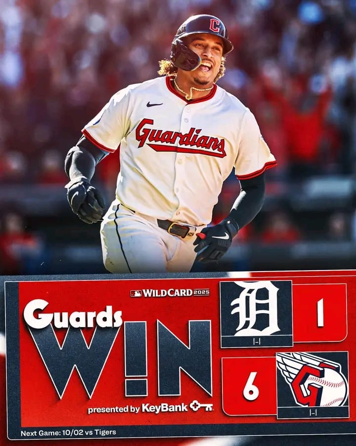 Los Cleveland Guardians se llevan la victoria